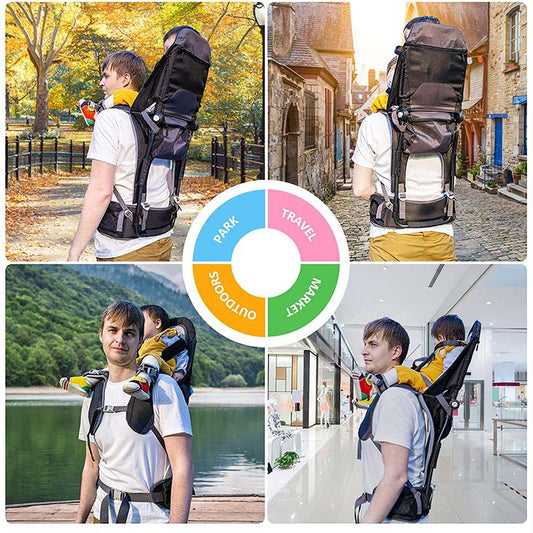 Adjustable Child Hiking Shoulder Carrier Seat
