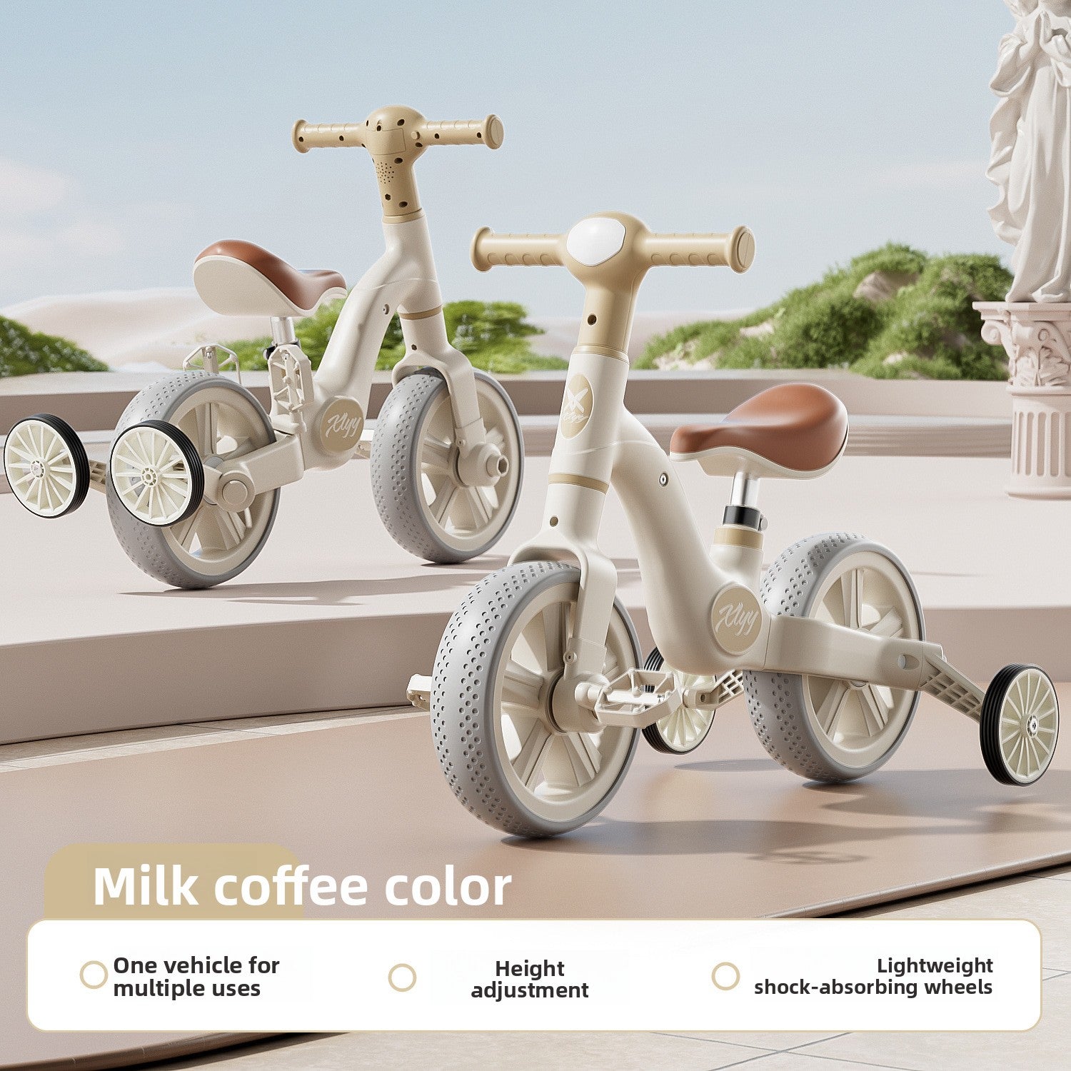 Adjustable Children Balance Bike with Pedals