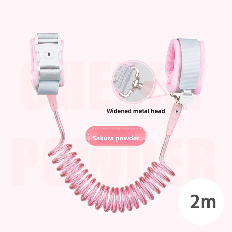 Adjustable Children Safety Leash with Lock Anti-Loss Wrist Strap