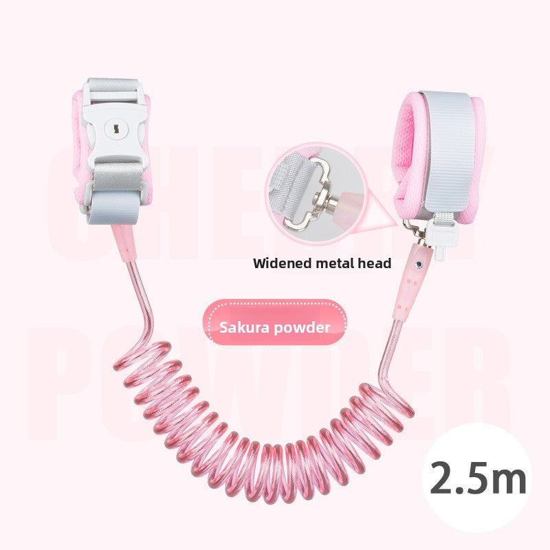 Adjustable Children Safety Leash with Lock Anti-Loss Wrist Strap