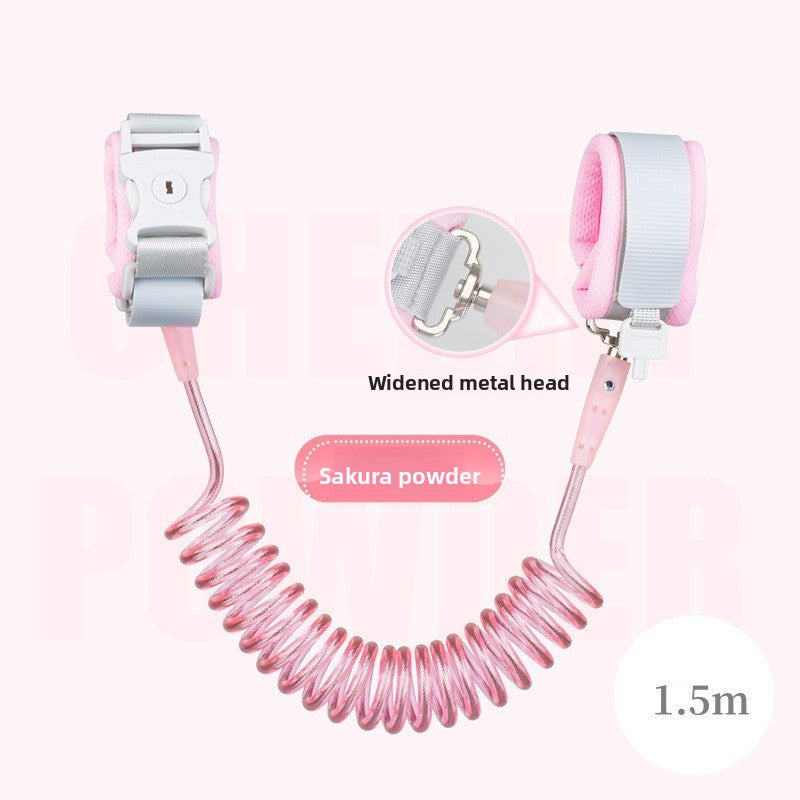 Adjustable Children Safety Leash with Lock Anti-Loss Wrist Strap