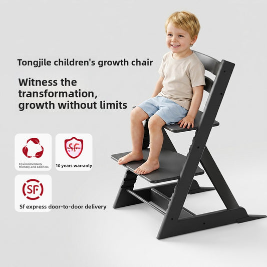 Adjustable Childrens Wooden Chair