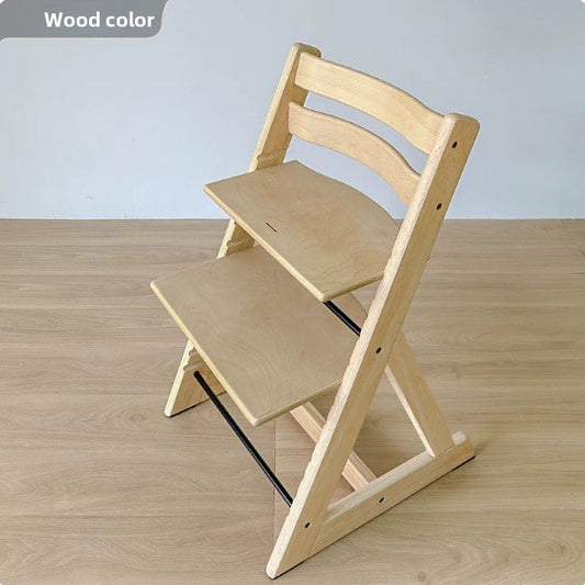 Adjustable Childrens Wooden Chair
