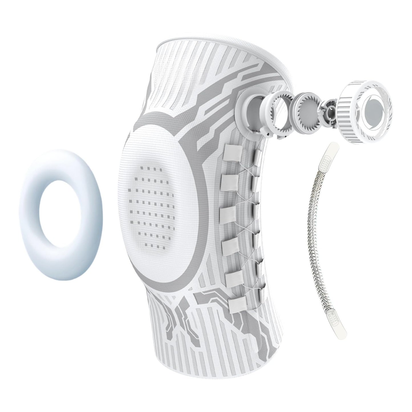 Adjustable Compression Knee Support with Patella Gel