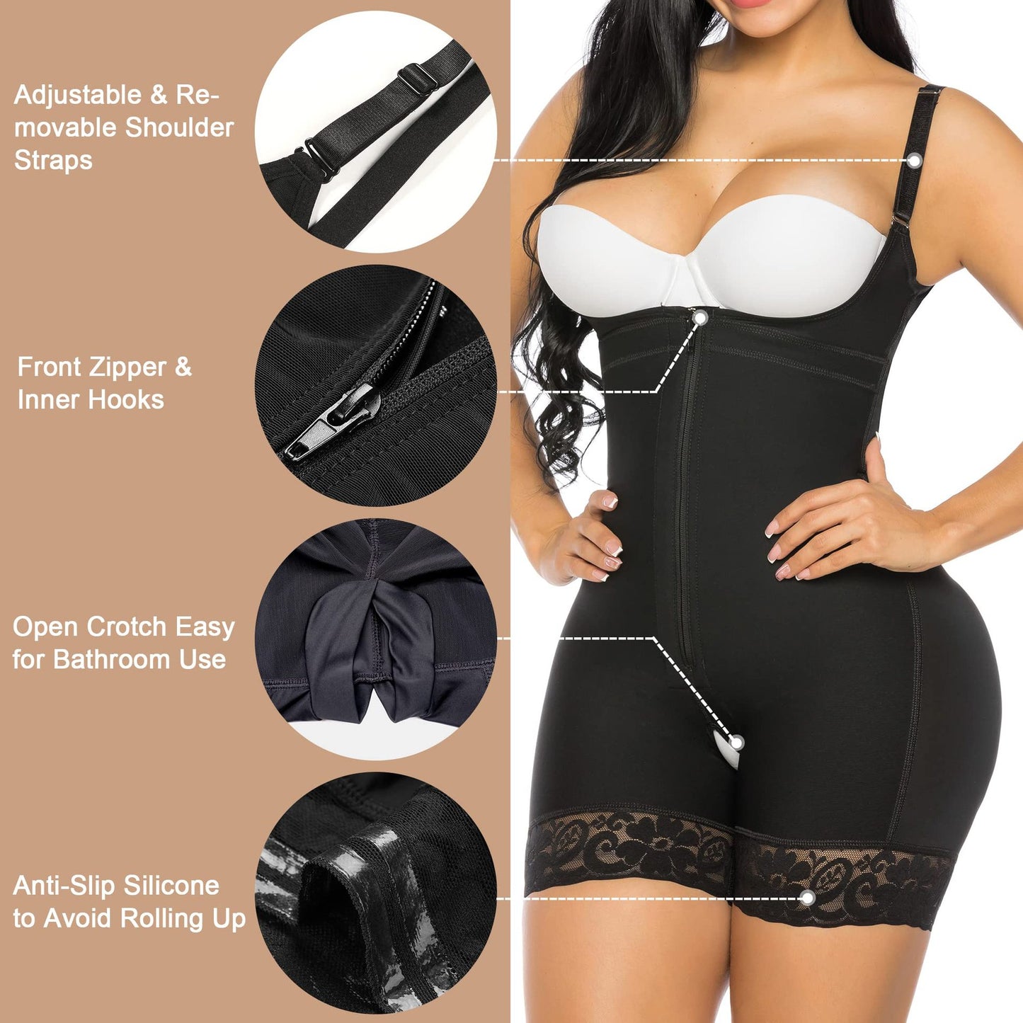 Adjustable Compression Shapewear
