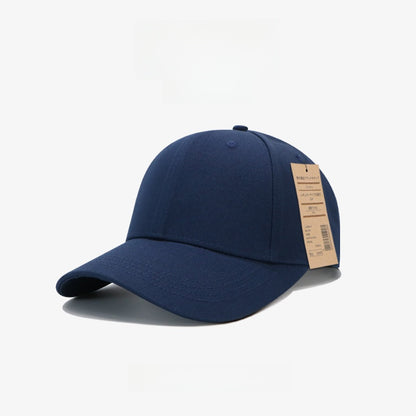 Adjustable Cotton Baseball Cap with Wide Brim