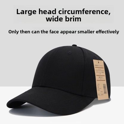 Adjustable Cotton Baseball Cap with Wide Brim