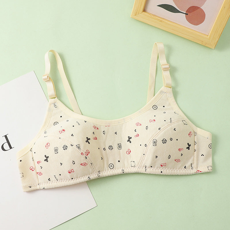 Adjustable Cotton Bra for Teen Girls