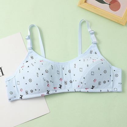 Adjustable Cotton Bra for Teen Girls