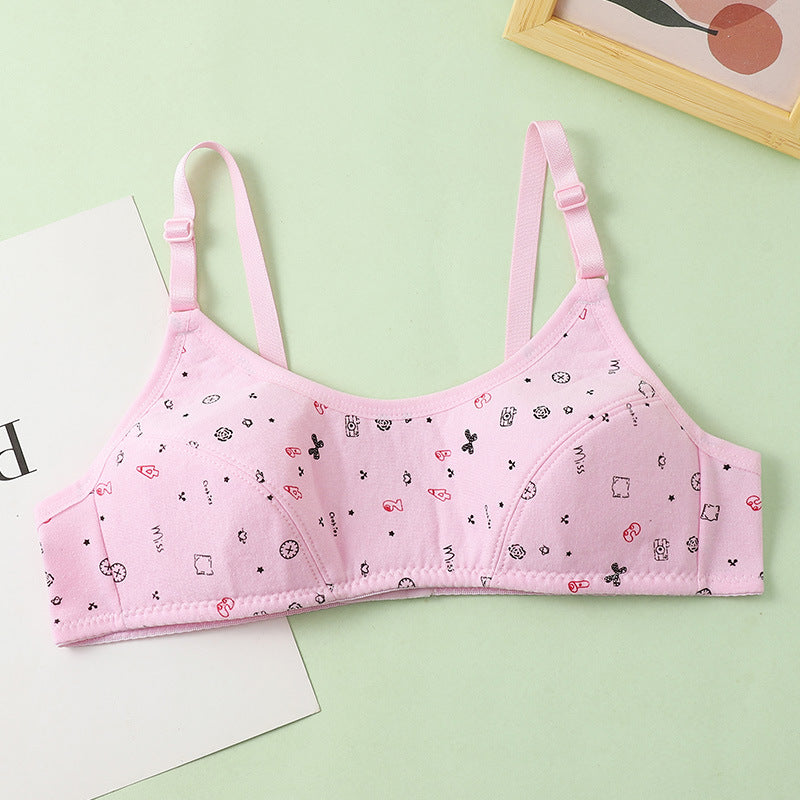 Adjustable Cotton Bra for Teen Girls