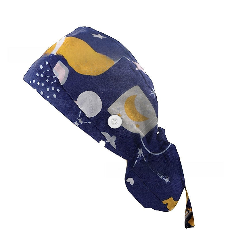 Adjustable Cotton Nurse Hat