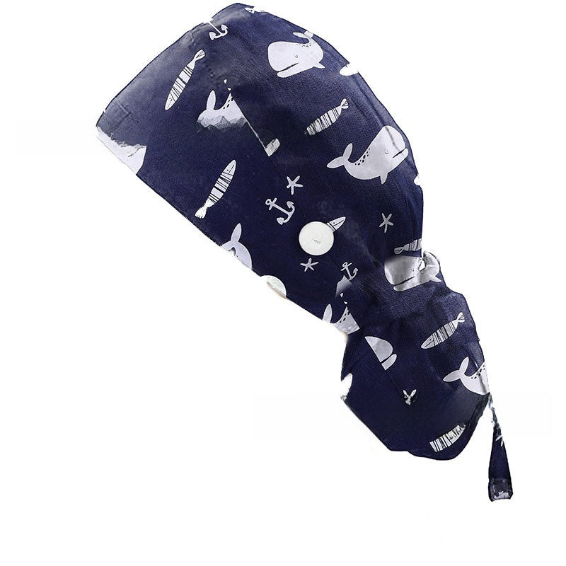 Adjustable Cotton Nurse Hat