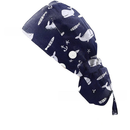Adjustable Cotton Nurse Hat