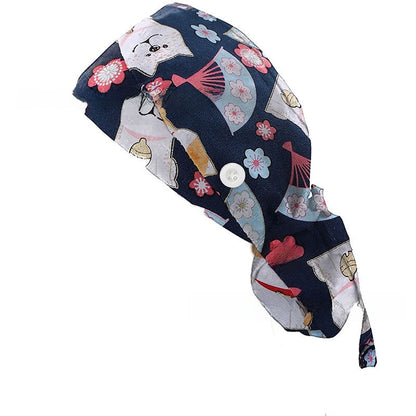 Adjustable Cotton Nurse Hat