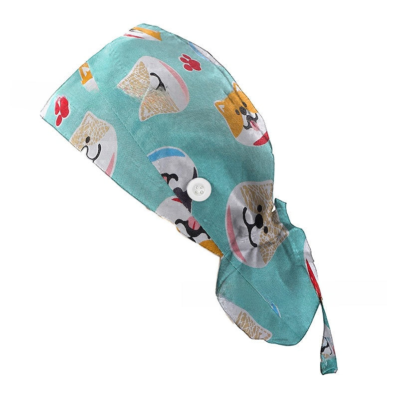 Adjustable Cotton Nurse Hat