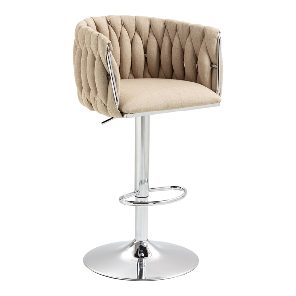 Adjustable counter height bar chair