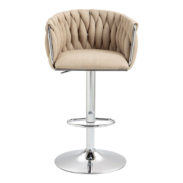 Adjustable counter height bar chair
