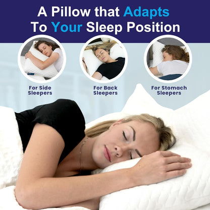 Adjustable Crescent Memory Foam Pillow