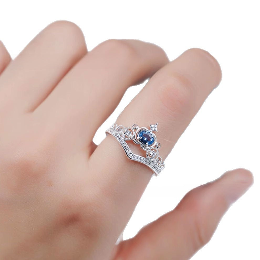 Adjustable Crown Design Fashion Ring