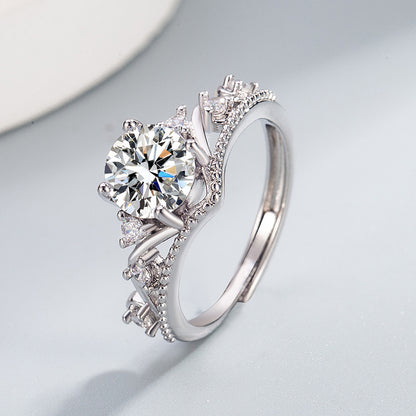 Adjustable Crown Ring for Women