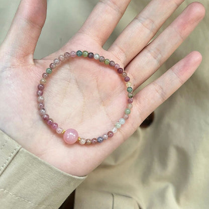 Adjustable Crystal Geometric Ring