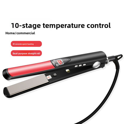 Adjustable Curling Rod Ceramic Hair Straightener Dual-purpose Hair Salon