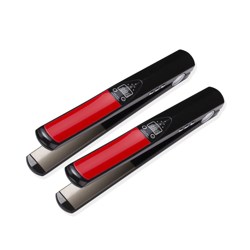 Adjustable Curling Rod Ceramic Hair Straightener Dual-purpose Hair Salon