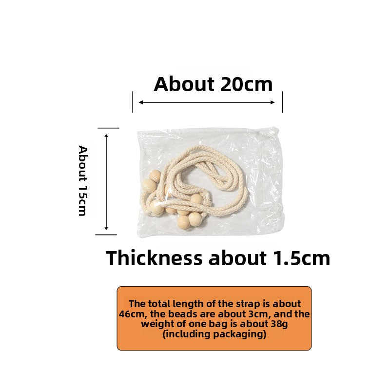 Adjustable Curtain Tie Rope with Beaded Design