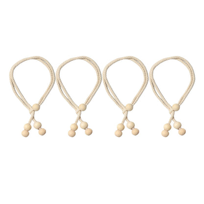 Adjustable Curtain Tie Rope with Beaded Design