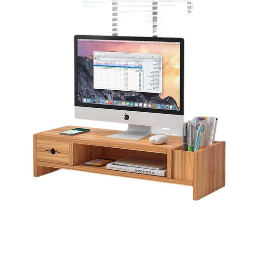 Adjustable Desktop Organizer with Drawer and Monitor Stand