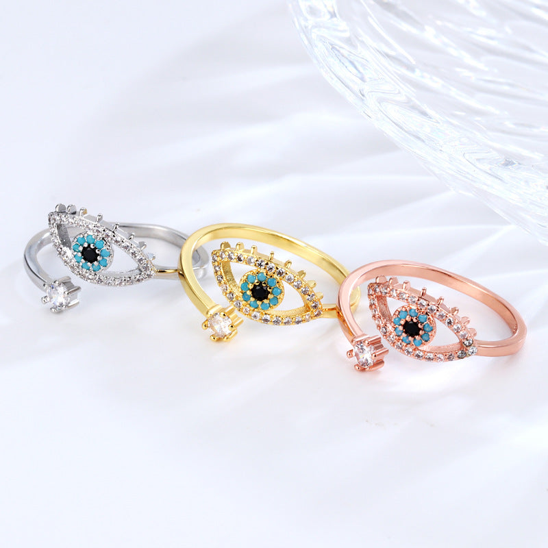 Adjustable Devil's Eye Ring