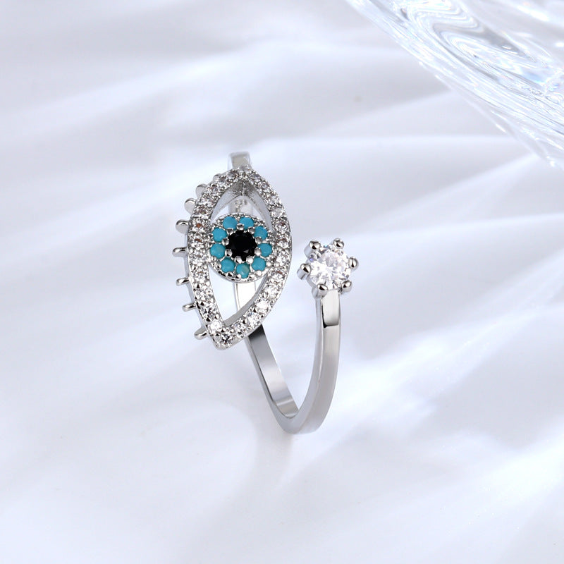 Adjustable Devil's Eye Ring