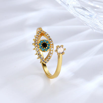 Adjustable Devil's Eye Ring
