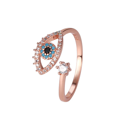 Adjustable Devil's Eye Ring