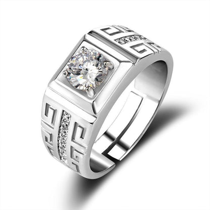 Adjustable diamond ring