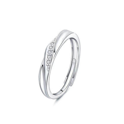 Adjustable diamond ring