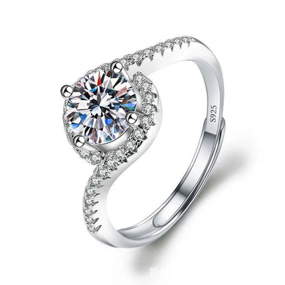 Adjustable diamond ring