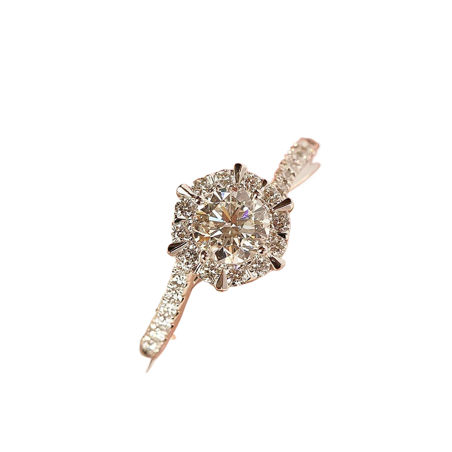 Adjustable diamond ring