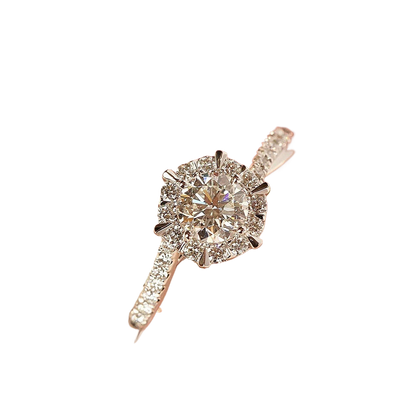 Adjustable diamond ring