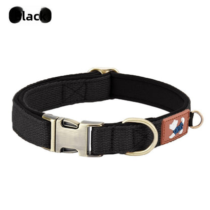 Adjustable Dog Collar with Cotton Lining