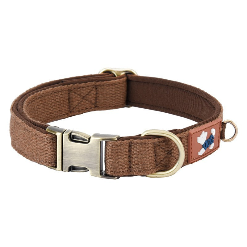 Adjustable Dog Collar with Cotton Lining