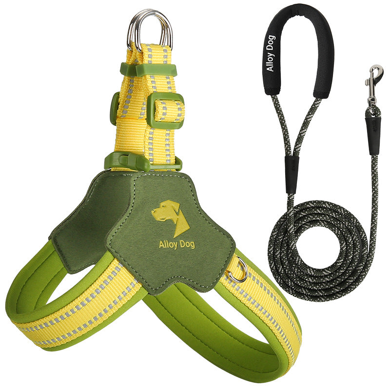 Adjustable Dog Harness and Leash Set
