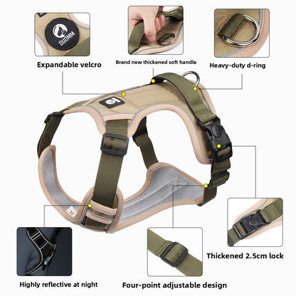Adjustable Dog Harness with Leash