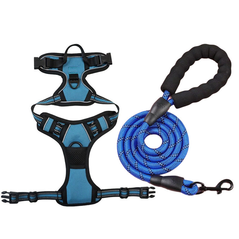 Adjustable Dog Leash and Chest Strap