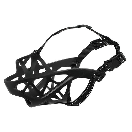 Adjustable Dog Muzzle Breathable Anti-Bite Silicone