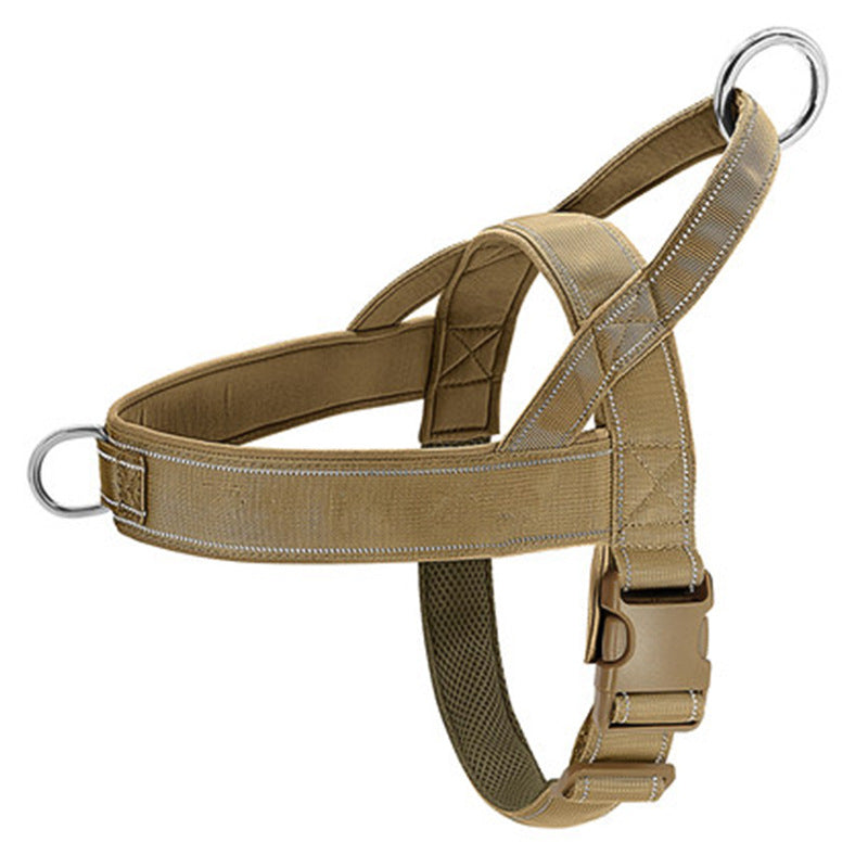 Adjustable Dog Tactical Chest Strap with Traction Rope