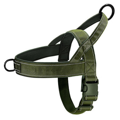 Adjustable Dog Tactical Chest Strap with Traction Rope