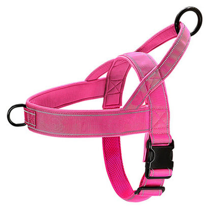 Adjustable Dog Tactical Chest Strap with Traction Rope