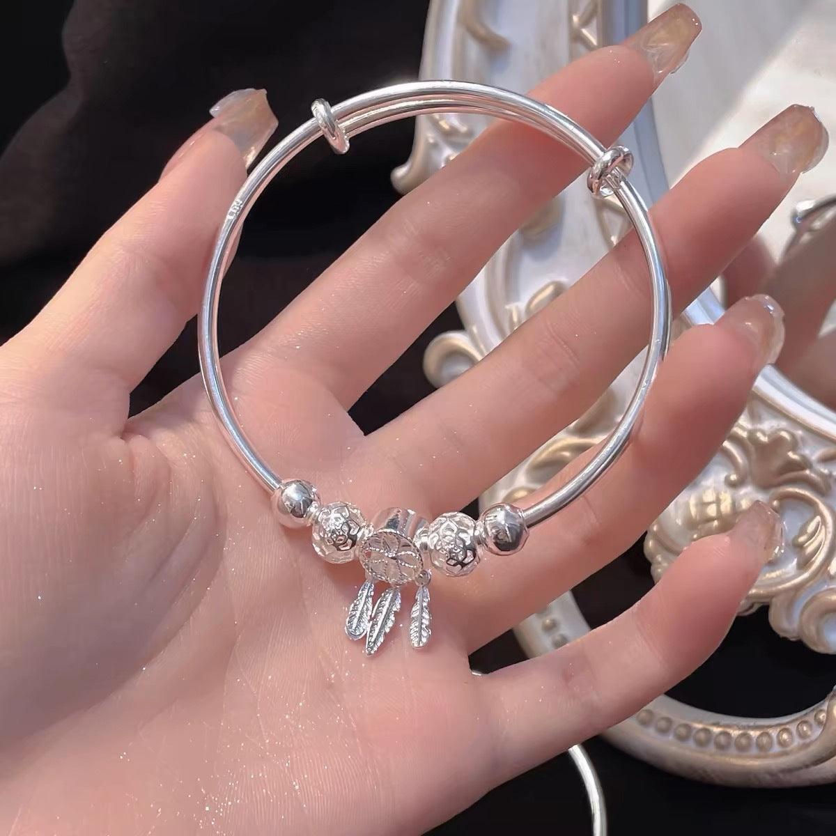 Adjustable Dreamcatcher Charm Bracelet