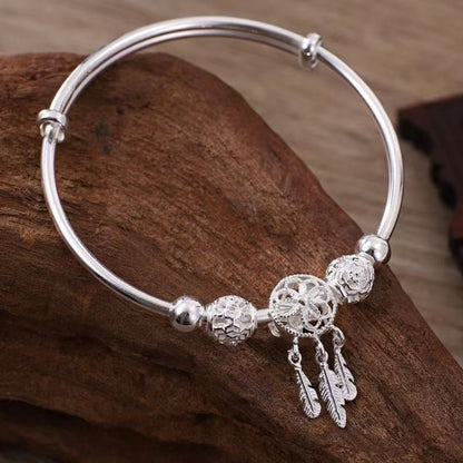 Adjustable Dreamcatcher Charm Bracelet